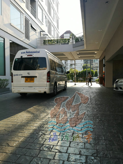 泰國曼谷度假酒店藝術壓花地坪