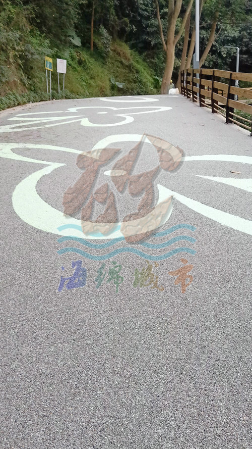 透水膠粘石